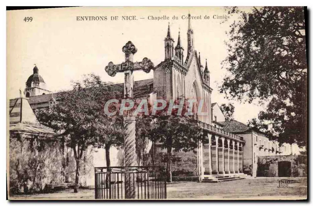 Ao redor de Nice — Capela do Convento de Cimiez — Jhot - Frente