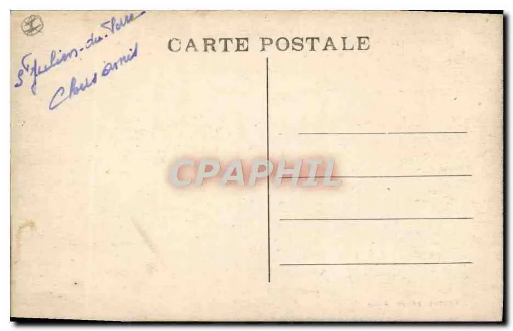 Pittoreske Orte der ARDÈCHE — Im Tunnel auf der Straße zum Pont d'Arc — Brunel, Foto - Rückseite