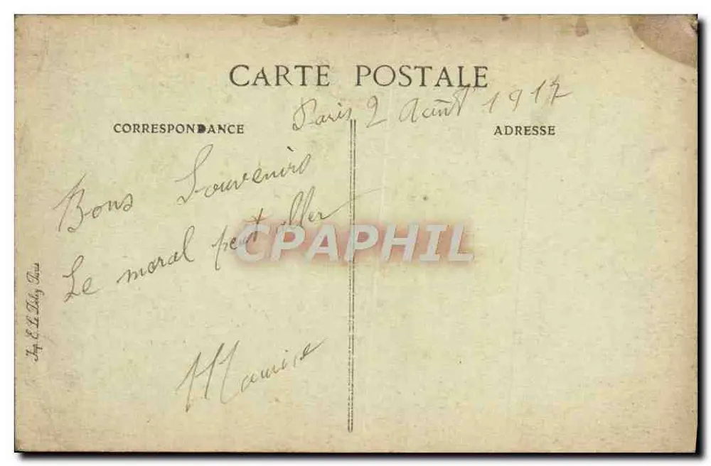 Opéra di Parigi — Accademia Nazionale di Musica — n° 4049 - Verso