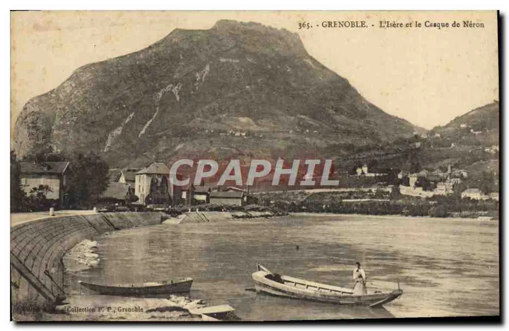 Grenoble — A Isère e o Casco de Néron — Coleção P.P., Grenoble - Frente