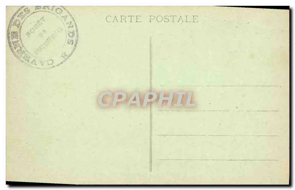 Forêt de Fontainebleau — La Roche qui Tremble — Verlag S.R.O. n°92 - Rückseite