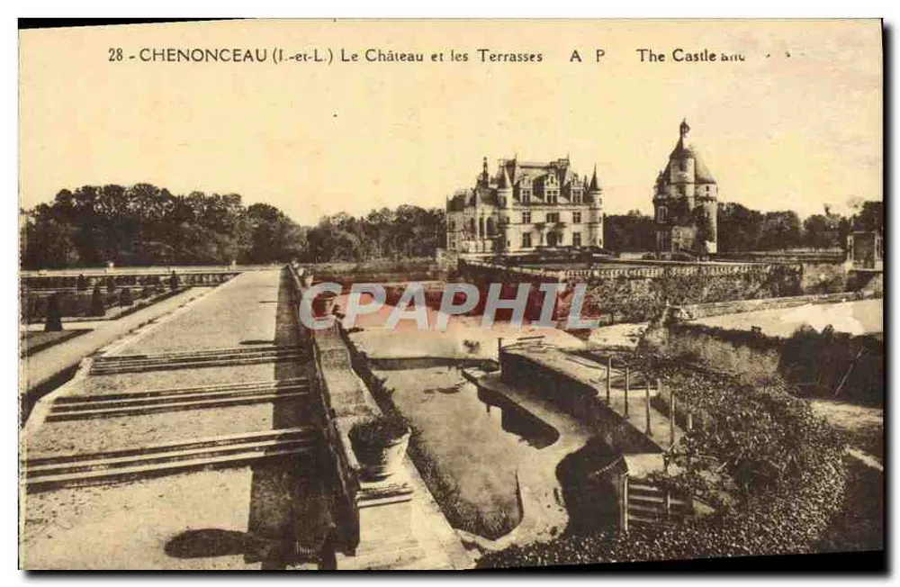 Chenonceau (Loire-et-Cher) — O Castelo e as Terras — A.P. (editor) - Frente