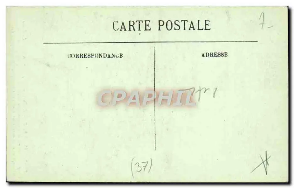Tours — A Torre de Carlomagno, século XII — A Rainha Lustigarde, esposa de Carlomagno, enterrada no térreo desta torre em uma capela desaparecida hoje — LL - Verso