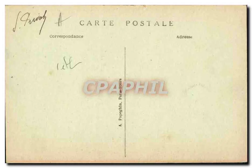 Tours — Catedral São Gatien — A. Papeghin, n°14 - Verso
