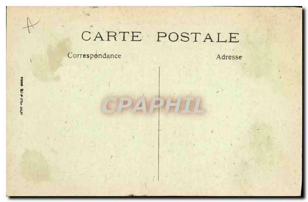 Tours (Loire-et-Loire) — Restos da Antiga Basílica de São Martinho após o desabamento das abóbadas (2 novembro 1797) — LL - Verso