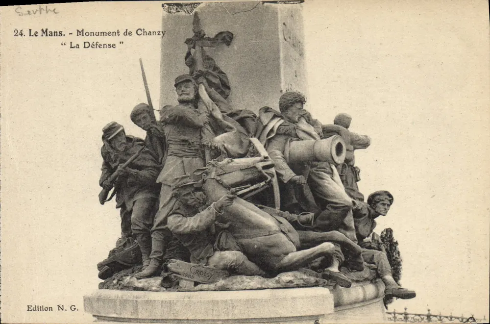 Le Mans - Monument de Chanzy "La Défense" — Édition N.G. - Frente