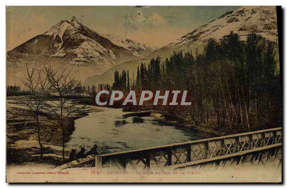 Angegés — Le Dary-de-Pau e Le Vincos — Editor: Fototipia Lagrange, Hôtel de France - Frente