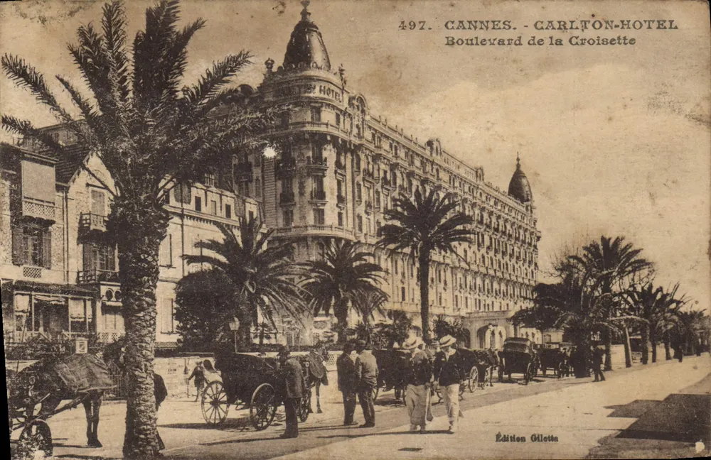 Cannes - Carlton-Hotel — Boulevard de la Croisette — Gilletta-Ausgabe, n°497 - Vorderseite