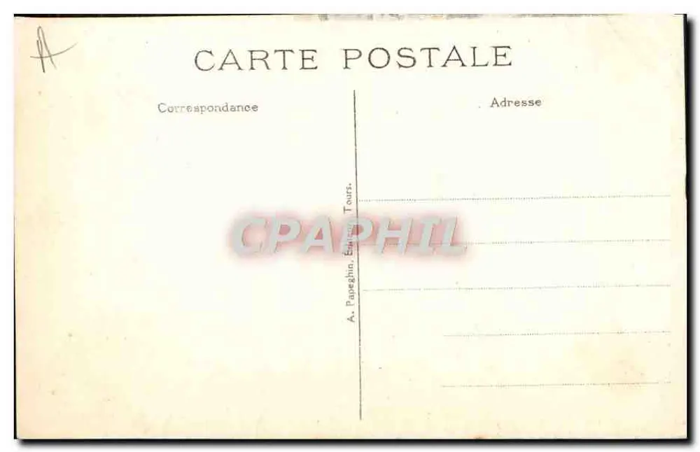 Amboise (Loire-et-Loire) - O Castelo - Capela São Huberto - A.P. Papaglin - Verso