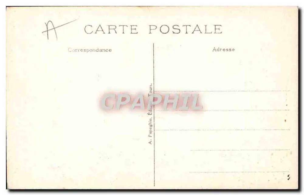 Chenonceaux (Loire-et-Loire) - Torre das Marcas, Porta de entrada (Renascimento) - A.P. - Verso