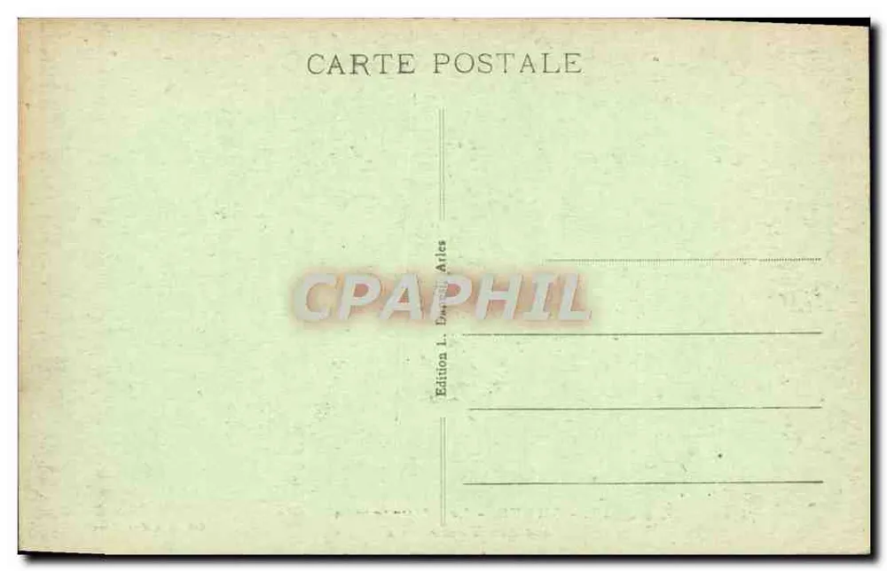 Arles - Os Alyscamps - Avenida dos Túmulos — Coleção de Arte Magati, n°16 - Verso
