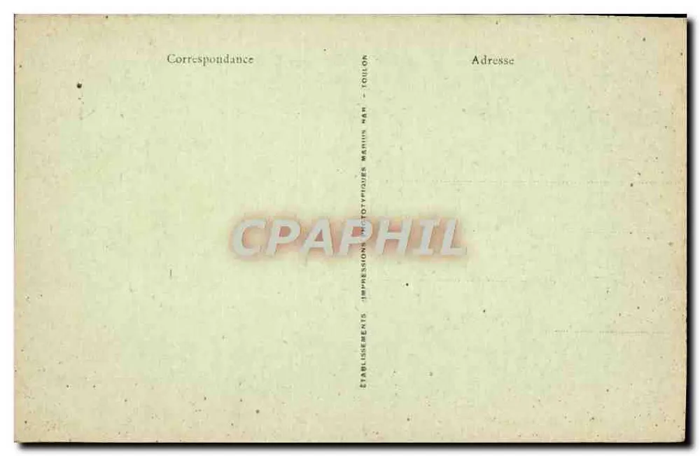 La Sainte-Baume : binnenkant van de grot — uitgever Imp. Phototypies Toulon - Achterkant