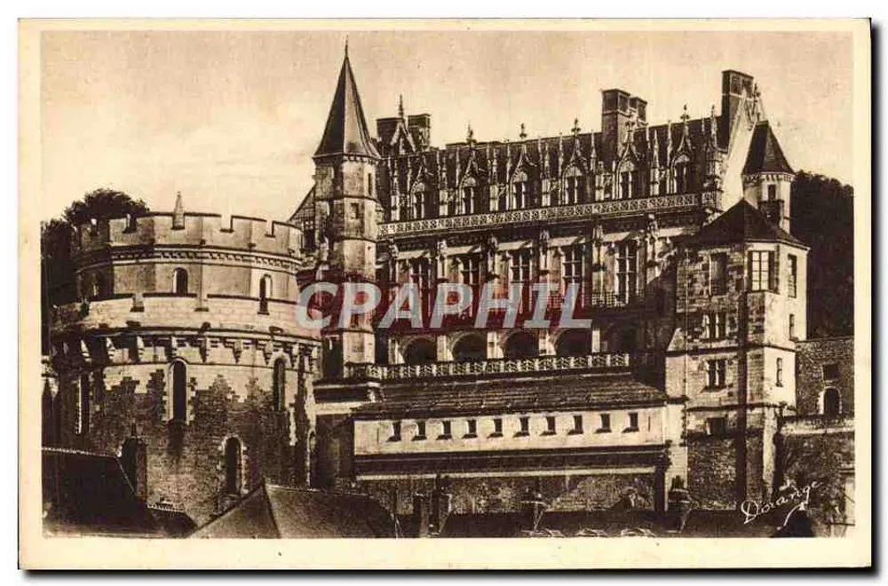 Amboise — Das Schloss (Historisches Denkmal) — R. Dorange, Verlag - Tours - Vorderseite
