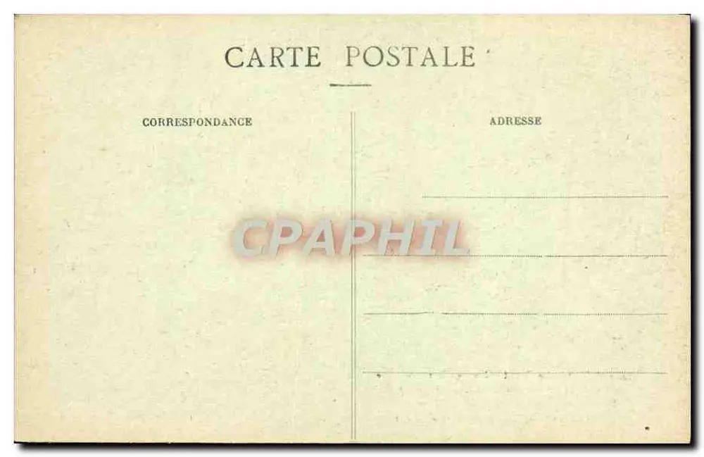 NANCY - Der Große Saal des Rathauses — Fragment einer bemalten Decke von Morot — Imprimeries Réunies de Nancy, n° 274 - Rückseite