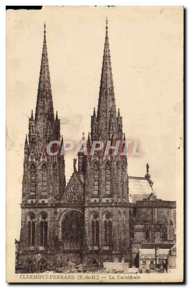 Clermont-Ferrand — Katedra — P. de D. - Awers