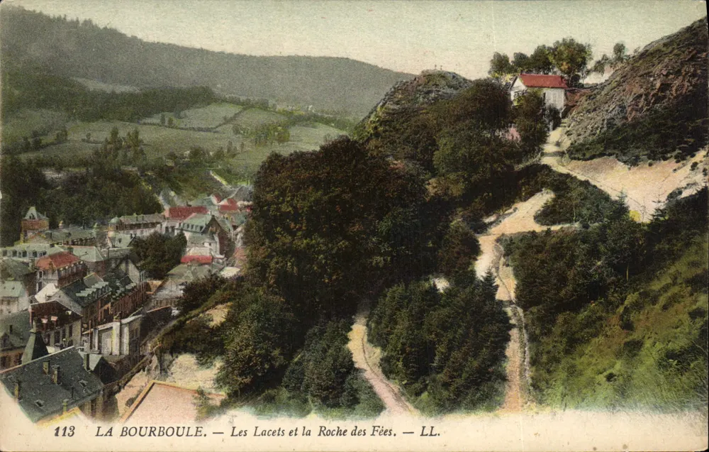 La Bourboule — Les Lacets und la Roche des Fées — LL. - Vorderseite