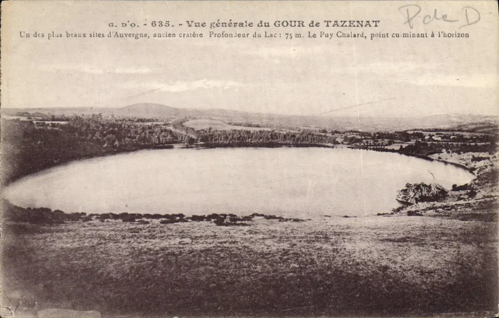 Gour de Tazenat — Allgemeiner Blick — g.d.o. 635 - Vorderseite