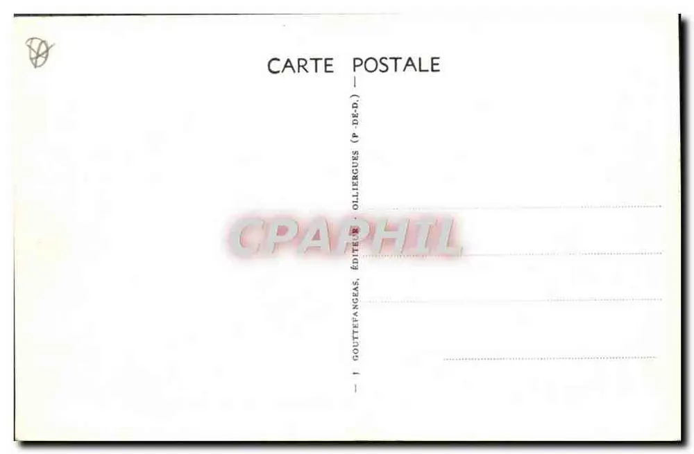 Le PUY-de-DOME — Der Ceyssat-Pass in seinem grünen Nest — G. D'O. 577 - Rückseite