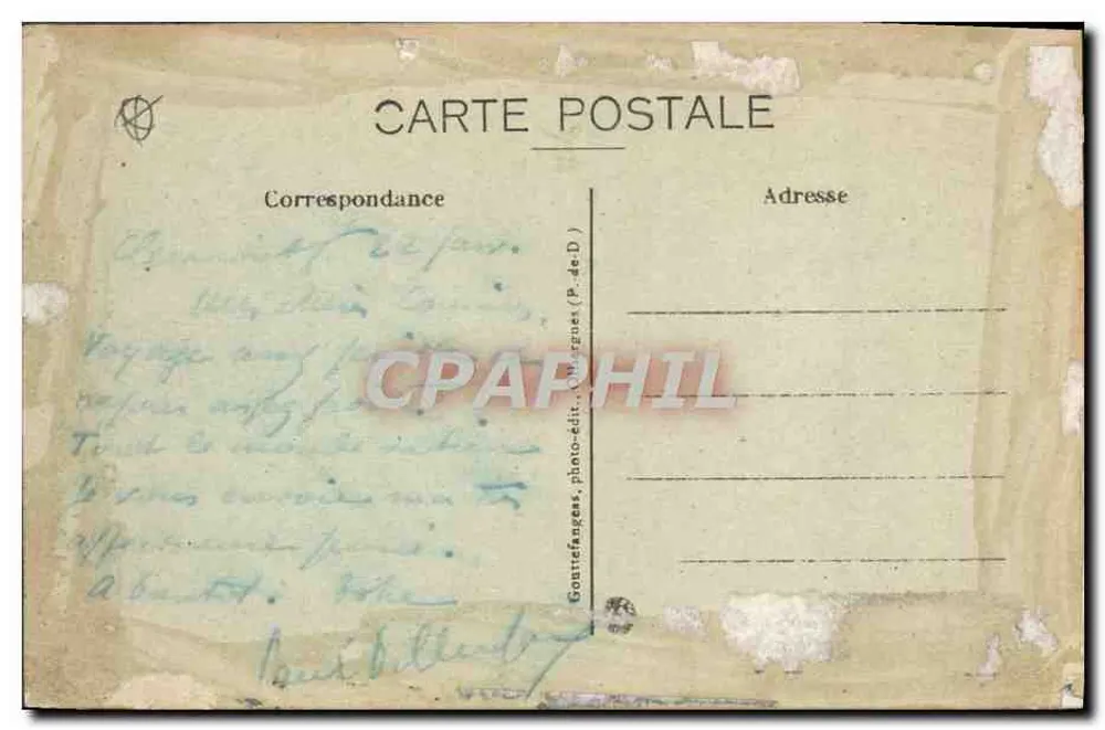 Clermont-Ferrand — A Pirâmide — G. d'O. - Verso
