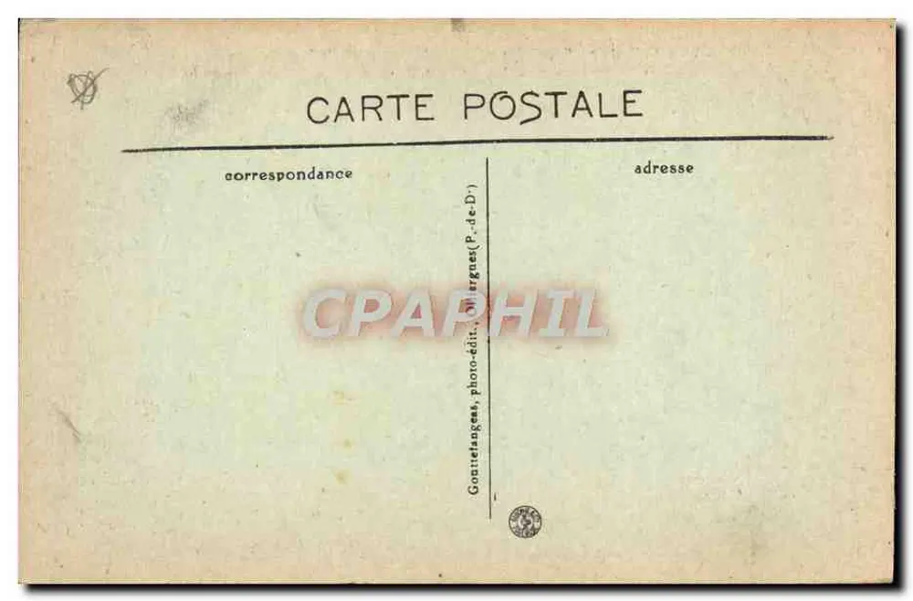 Clermont-Ferrand — Fontaine d'Amboise, Monument da Renascença — G. d'O. - Verso