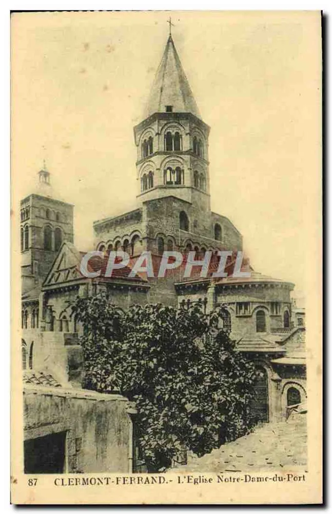 Clermont-Ferrand — Kirche Notre-Dame-du-Port — Nr. 87 - Vorderseite