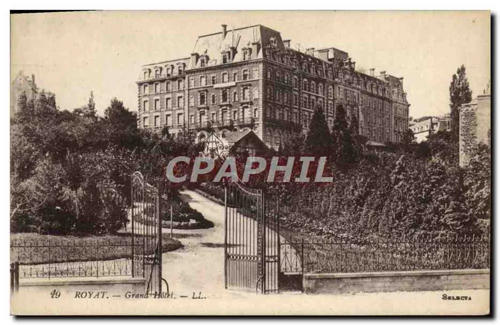 Royat — Grand Hôtel — LL. — Sélecta - Frente