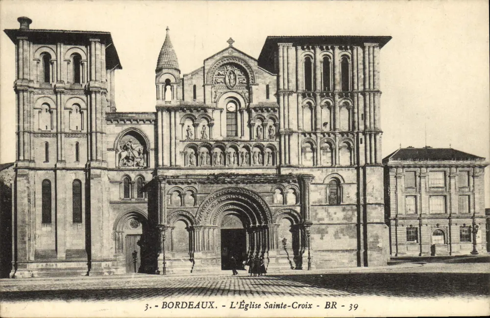 Bordeaux - A Igreja de Santa Cruz - BR - 39 - Frente
