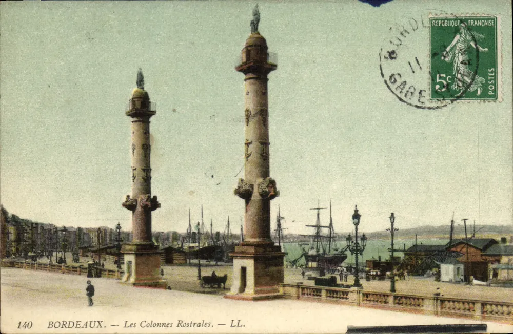 Bordeaux — As Colunas Rostrais — LL. n°140 - Frente