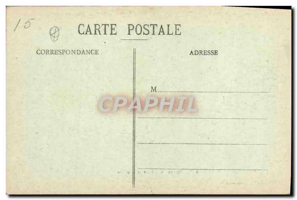 Casa de la Lucrecia Romana — Montferrand, rue de l'Écu — editor desconocido, n° 55 - Reverso