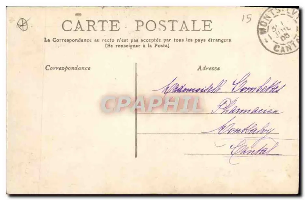 Die Auvergne — Roches Tuilière und Sanadoire — Die Auvergne 395 - Rückseite