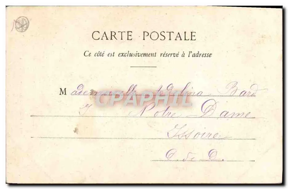 Murois - Interior do Castelo — 1905 — Lib. Bougé-Béal, 21 rue de l'Écu, Clermont-Ferrand - Verso