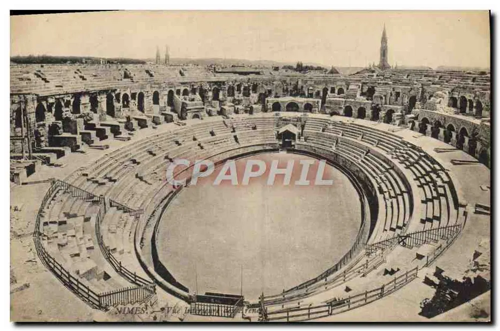 Nîmes — O teatro romano — Editor não identificado, n° de série 2 - Frente