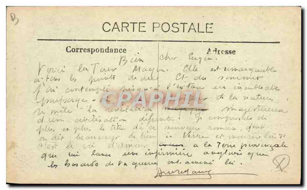 Nîmes — Torre Magne — A.R. n°16 - Verso