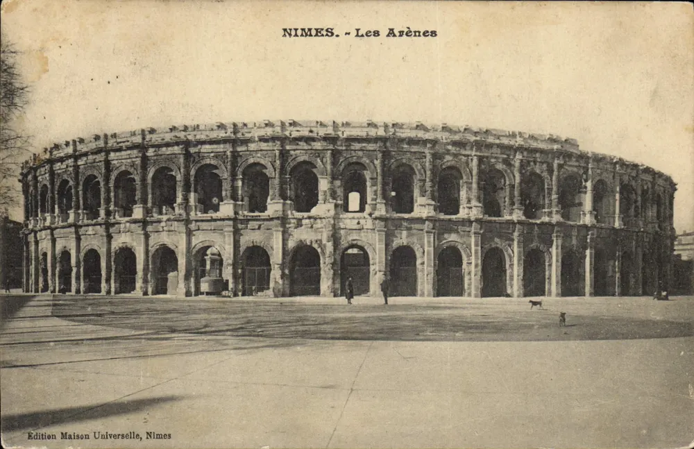 NIMES - As Arênes — Edição Maison Universelle, Nîmes - Frente