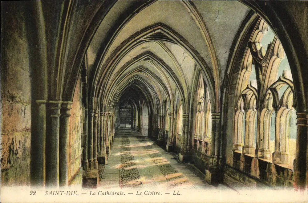 Saint-Dié — A Catedral — O Cloister — LL. — N° 22 - Frente