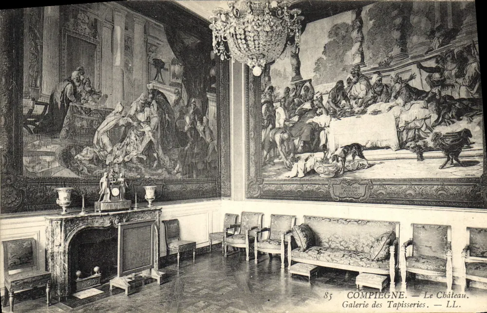 Compiègne — Das Schloss. Tapisserie-Galerie — LL. — Nr. 85 - Vorderseite