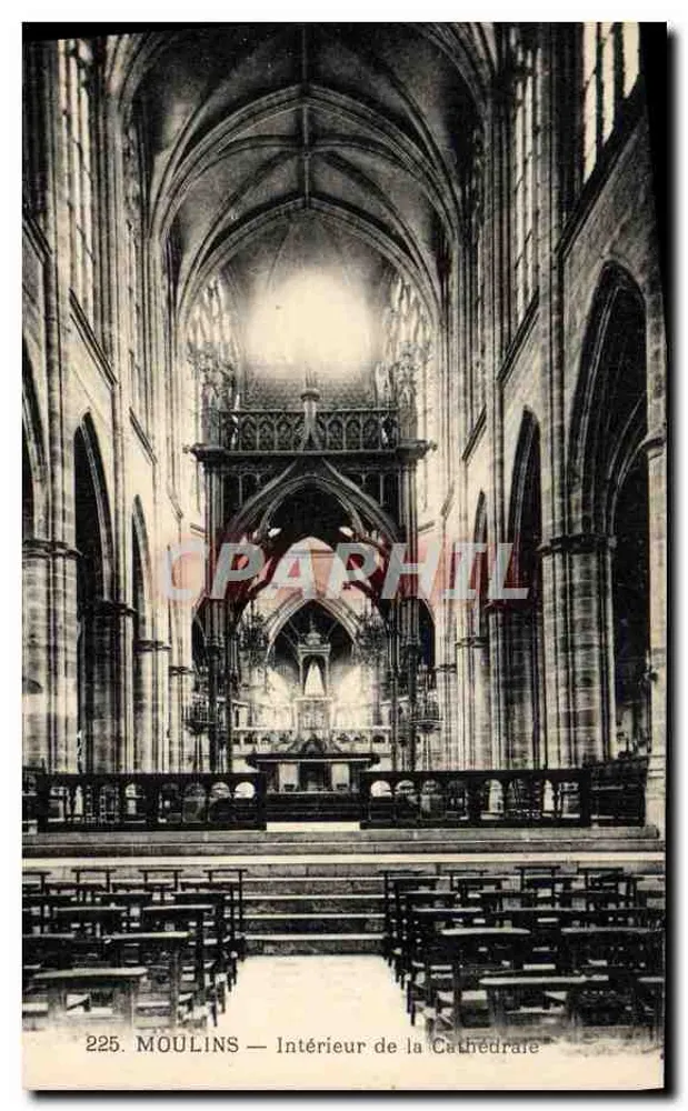Moulins — Interior da Catedral — n° 225 - Frente