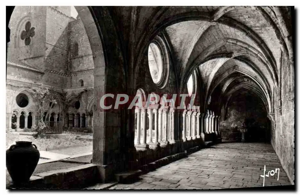 Abadia de Fontfroide — Claustro e Nave da Igreja — Les Éditions d'Art, Narbonne - Frente