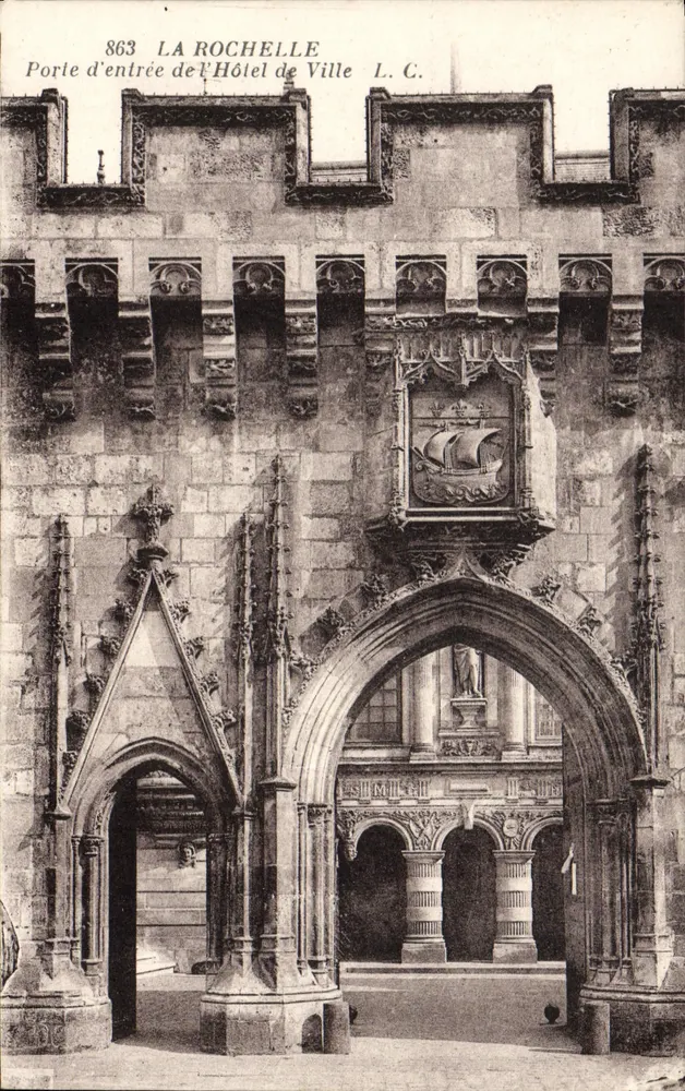 La Rochelle — Eingang zum Rathaus — L.C. n°863 - Vorderseite