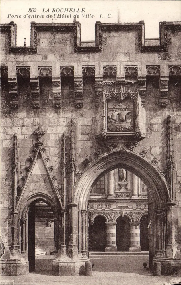 La Rochelle — Eingang zum Rathaus — I. C. — n° 863 - Vorderseite