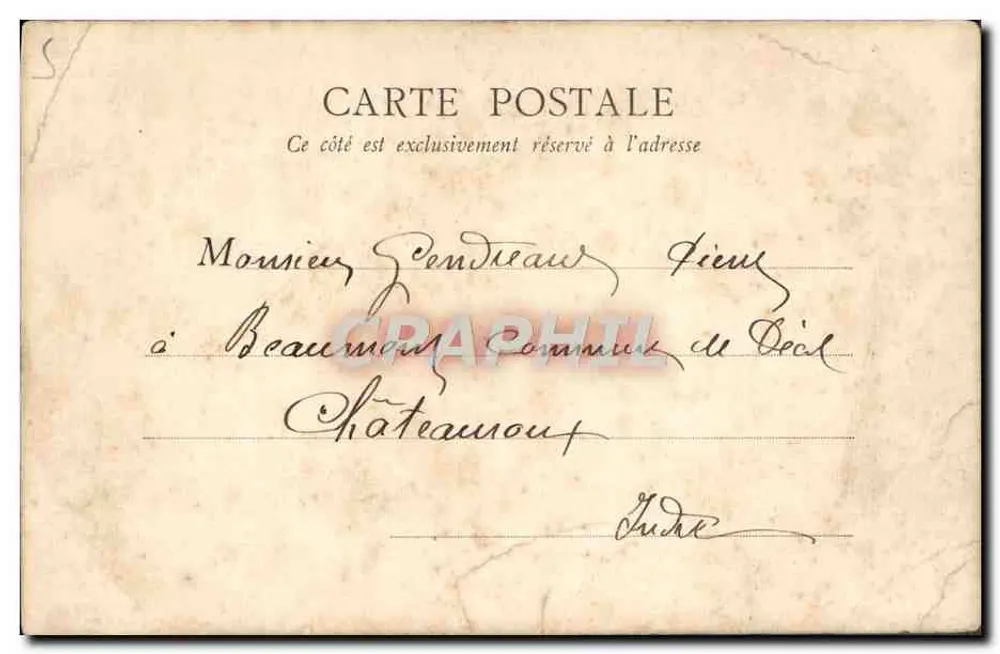 Bourges — Igreja de Nossa Senhora — B.F. Paris - Verso