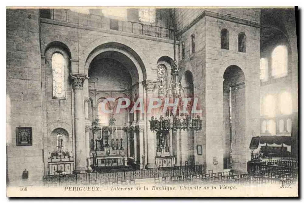 Périgueux — Innenansicht der Basilika, Kapelle der Jungfrau — J.P. (Verlag) - Vorderseite