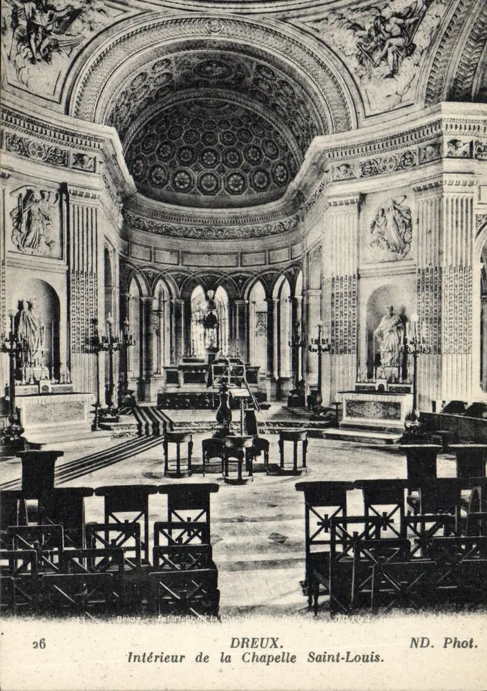 Dreux — Innenansicht der Kapelle Saint-Louis — ND. Phot. - Vorderseite