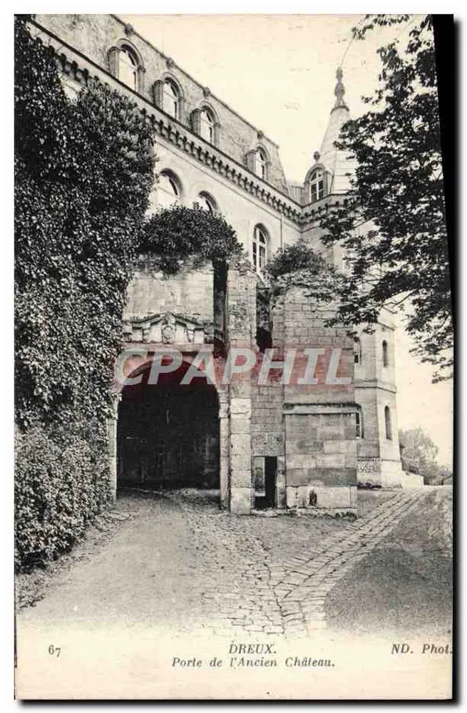 Dreux — Porta do Velho Castelo — ND. Fot. - Frente