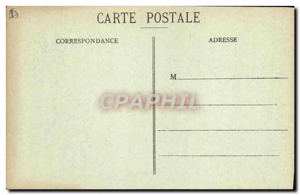 Dreux - Fragment des Sockels der Glockentürme des Rathauses — Ch. Foucault, Verlag, Dreux - Rückseite