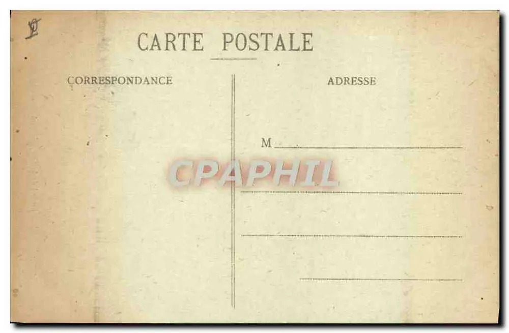 Dreux — Portal der Kapelle Saint-Louis — G. Fourcault, Verlag, Dreux, Nr. 127 - Rückseite