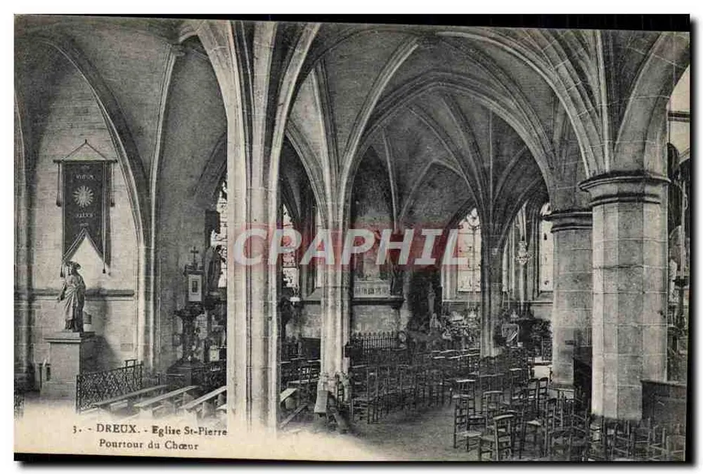 Dreux - Kirche Saint-Pierre - Apsebereich - Vorderseite