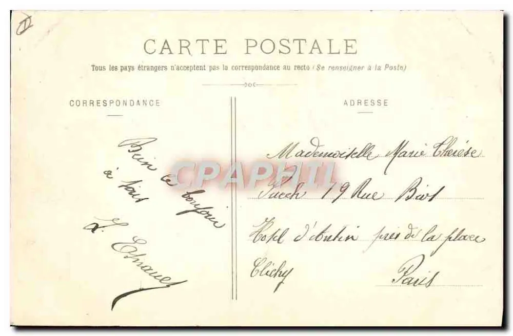 Dreux - Capela São Luís - Sepultura da Família Orleans — Ch. Foucault, editor, Dreux - Verso