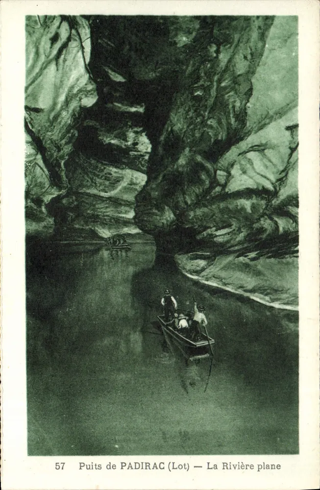 Poço de PADIRAC (Lot) — A Rio plana — Phototype-Hélio France - Frente