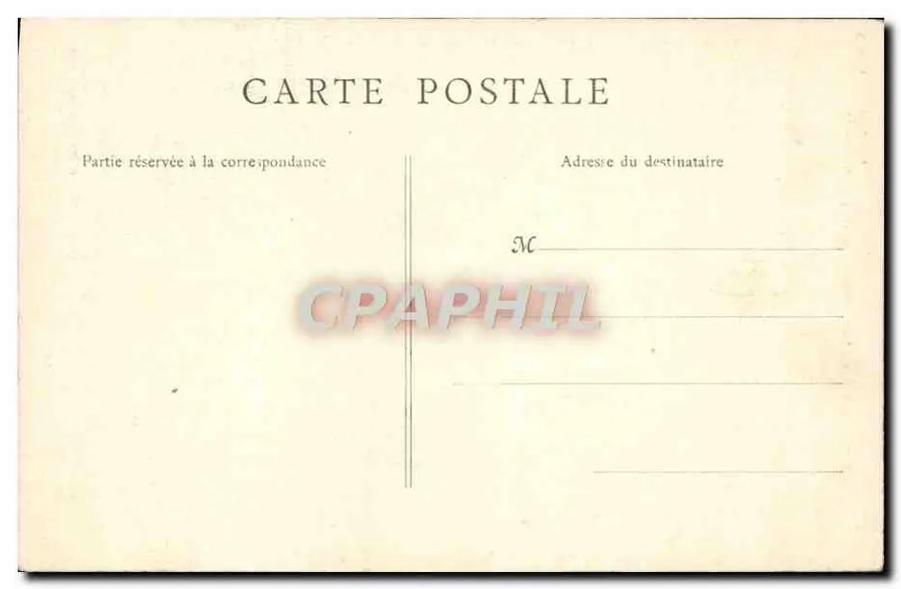 Cahors — Cruz Renacentista, calle de los Boulevards — Lib. Girma, París - Reverso